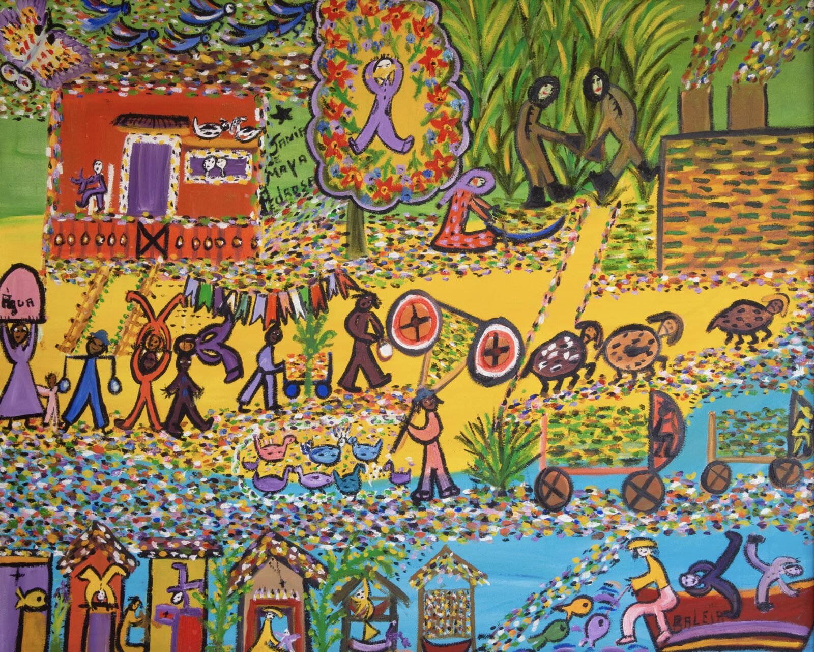 Untitled (village procession) — artwork by Tânia de Maya Pedrosa by Tânia de Maya Pedrosa