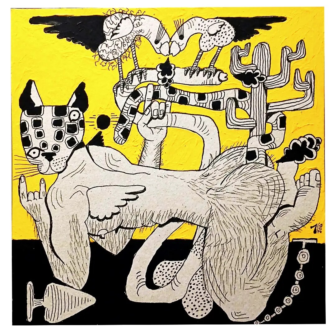 Untitled (anthropomorphic caatinga) — artwork by Set Genet by Set Genet